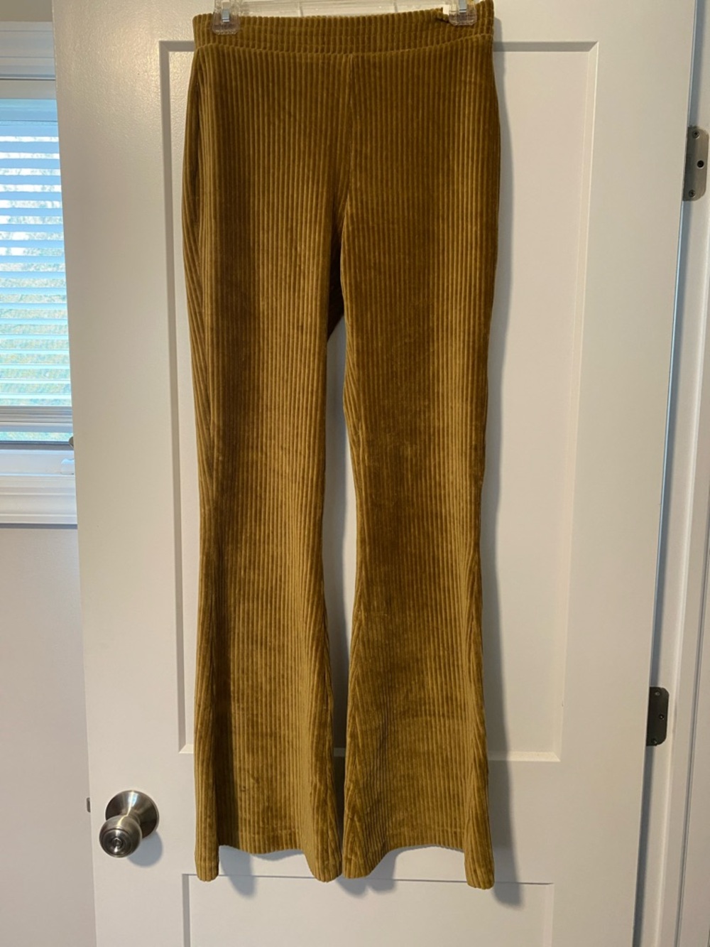 NWT aerie Wide-Leg Corduroy Pants in Camel Soft and Lightweight